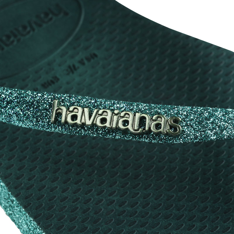 Havaianas Slim Sparkle II Flip Flops-Pantanal Green