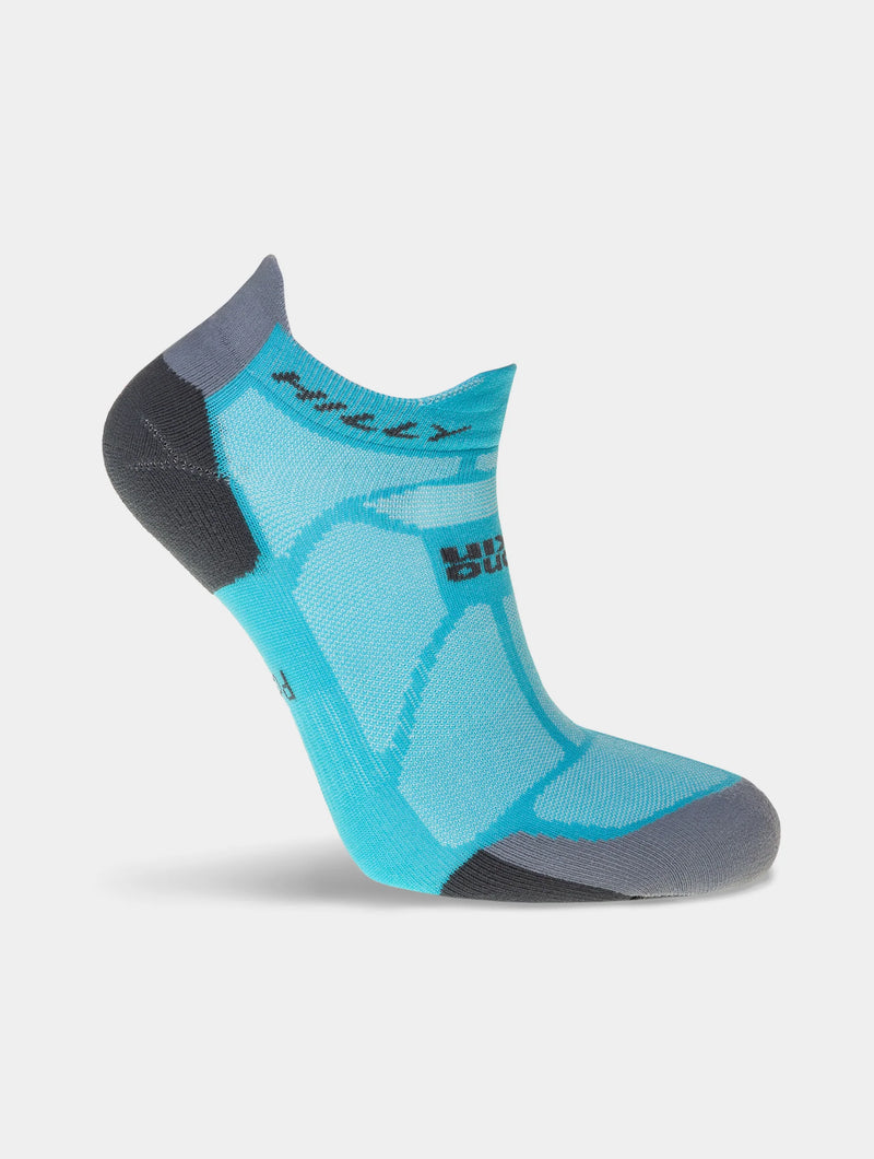 Hilly Marathon Fresh Socklet Min Socks-Peacock/Charcoal