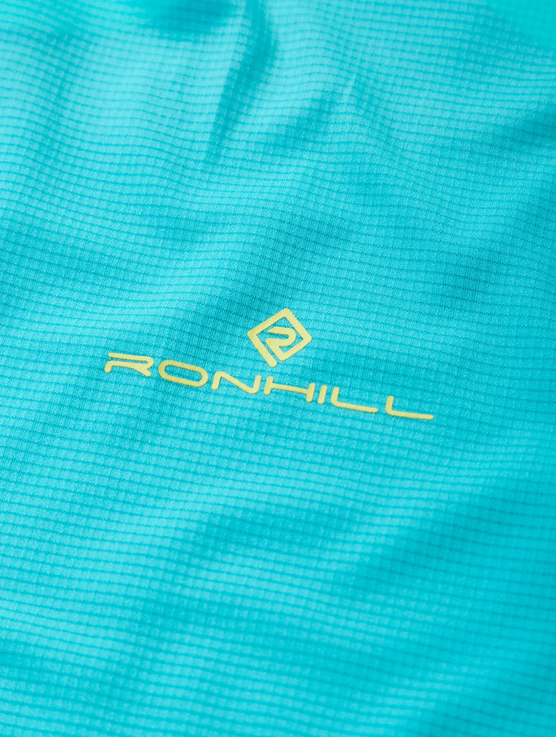 Ronhill Women's Tech Race S/S Tee-Aquamint/El Blue