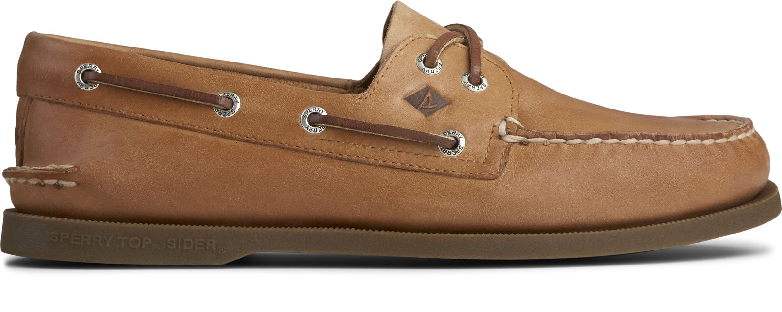 Sperry Men s Authentic Original 2 Eye Leather Boat Shoe Nutmeg Sahara