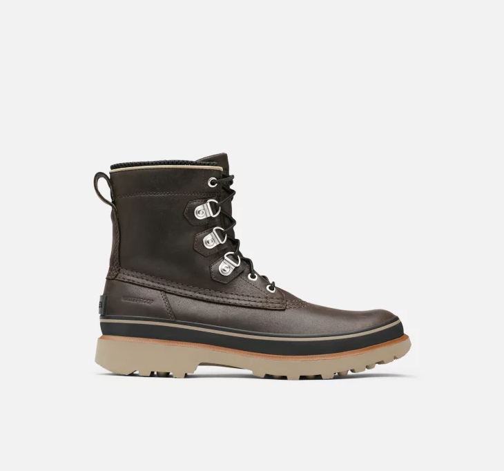 Sorel Men's Caribou Street Waterproof Boot-Blackened Brown