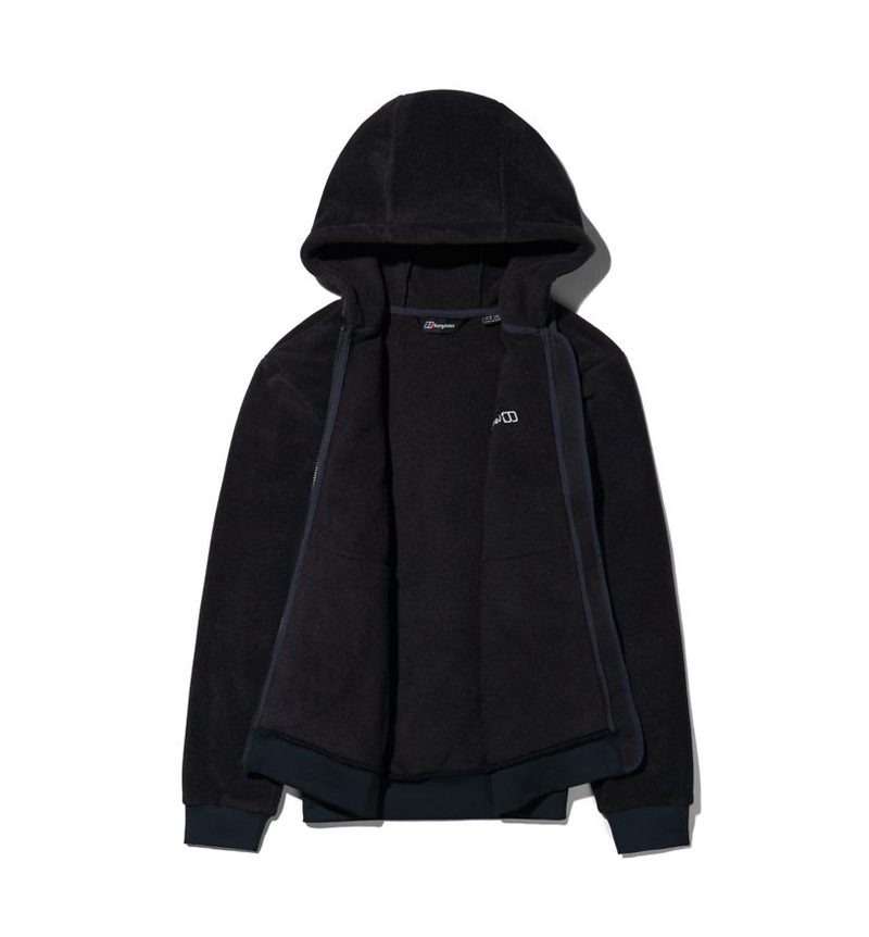 Berghaus Mens Prism PT Hooded Mid Layer Jacket-Black