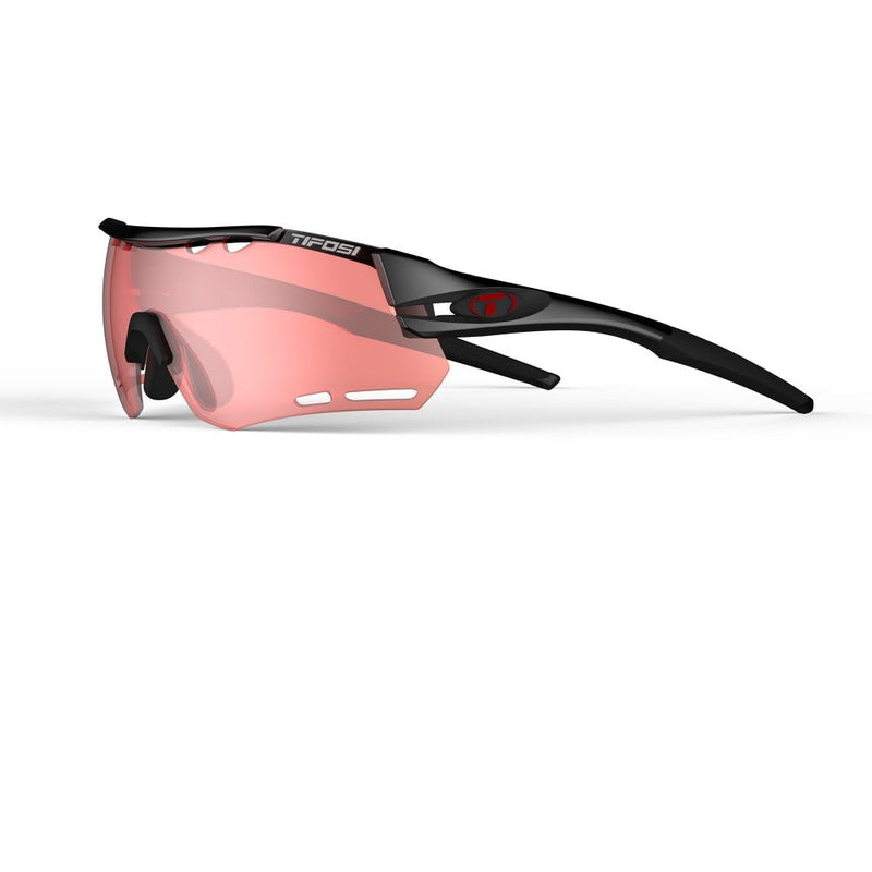 Tifosi Alliant Enliven Bike Red Lens Sunglasses-Crystal Black/Enliven Bike Red