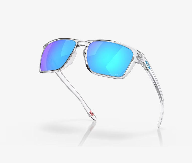 Oakley Sylas Sunglasses OO9448-0457-Polished Clear/Prizm Sapphire