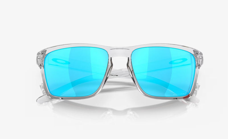 Oakley Sylas Sunglasses OO9448-0457-Polished Clear/Prizm Sapphire