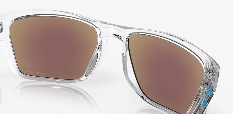 Oakley Sylas Sunglasses OO9448-0457-Polished Clear/Prizm Sapphire