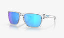 Oakley Sylas Sunglasses OO9448-0457-Polished Clear/Prizm Sapphire
