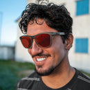 Oakley Frogskins Range Sunglasses OO9284-0155-Matte Grey Smoke/Grey Ink/Prizm Ruby