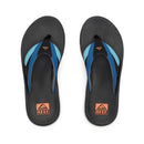 Reef Fanning + Men's Flip Flops-Blue/Black/Orange