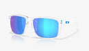 Oakley Holbrook XXL Sunglasses OO9487-0761-Polished Clear/Prizm Sapphire Polarized