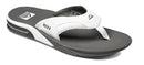 Reef Fanning Men's Flip Flops-Grey/White