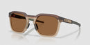 Oakley HSTN SQ 2.0 OO9555-0254-Matte Rootbeer/Prizm Bronze