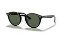 Ray-Ban RB2180 Sunglasses-0RB2180/601/7149-Polished Black/Dark Green