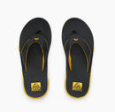 Reef Fanning Pregame Men's Flip Flops-Black/Yellow