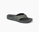 Reef Fanning Men's Flip Flops-Grey/Black