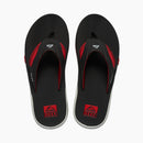 Reef Fanning Pregame Men's Flip Flops-Black/Red