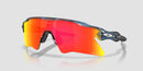 Oakley Radar® EV Heater OO9541-0737-Transparent Abyss/Prizm Ruby