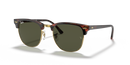 Ray-Ban Clubmaster Classic 0RB3016/W036651-Polished Tortoise On Gold/G-15 Green