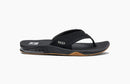 Reef Fanning Men's Flip Flops-Black/Silver