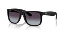 Ray-Ban Justin Classic 0RB4165/601/8G55-Matte Rubber Black/Dark Grey