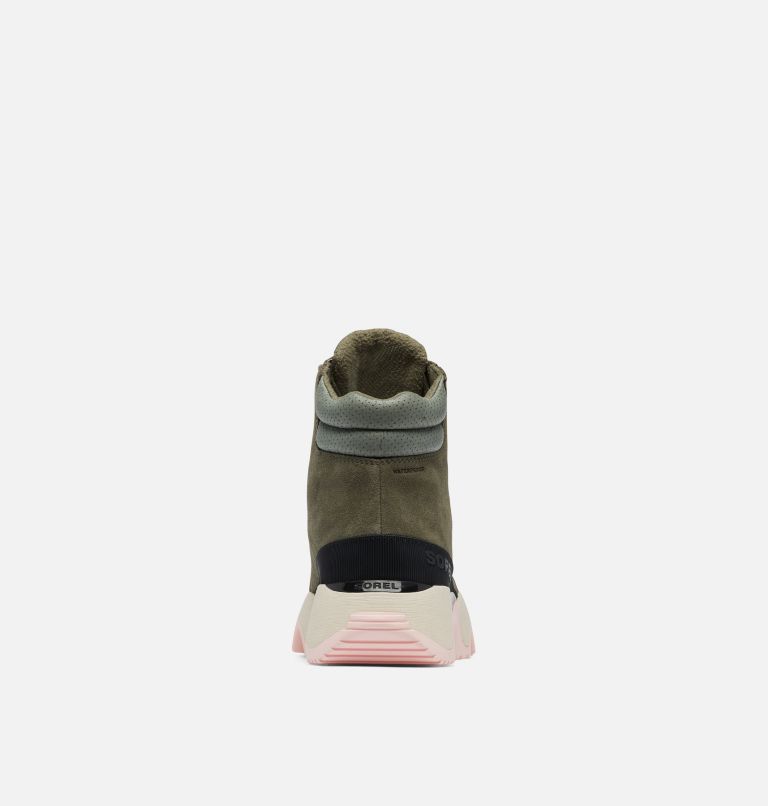 Sorel Women's Kinetic Impact Conquest Waterproof Sneaker Boot-Stone Green/Chalk