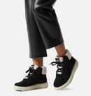 Sorel Women's Sorel Explorer III NW Lace Waterproof Lace-Up Boots-Black, Sea Salt