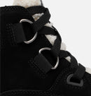 Sorel Women's Sorel Explorer III NW Lace Waterproof Lace-Up Boots-Black, Sea Salt