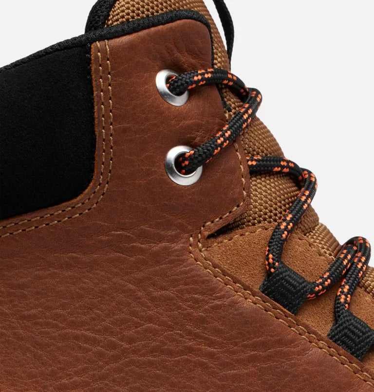Sorel Men's Mac Hill Lite Mid Plus Waterproof Hiking Boots-Elk, Black