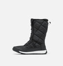 Sorel Women's Whitney II Plus Tall Lace Waterproof Snow Boots-Black, Sea Salt
