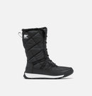 Sorel Women's Whitney II Plus Tall Lace Waterproof Snow Boots-Black, Sea Salt