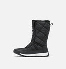 Sorel Women's Whitney II Plus Tall Lace Waterproof Snow Boots-Black, Sea Salt