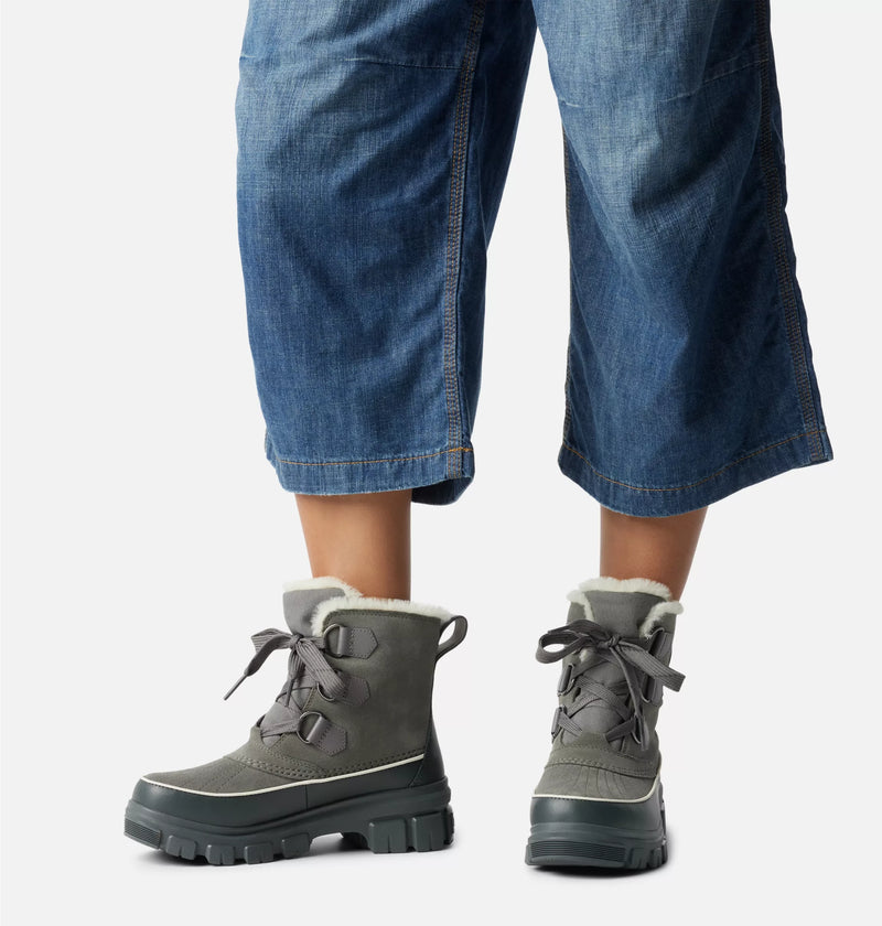 Sorel Women's Torino V Waterproof Snow Boots-Quarry, Grill