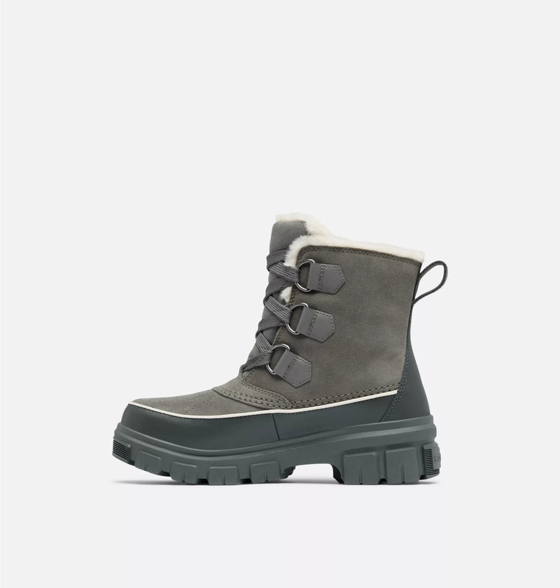 Sorel Women's Torino V Waterproof Snow Boots-Quarry, Grill