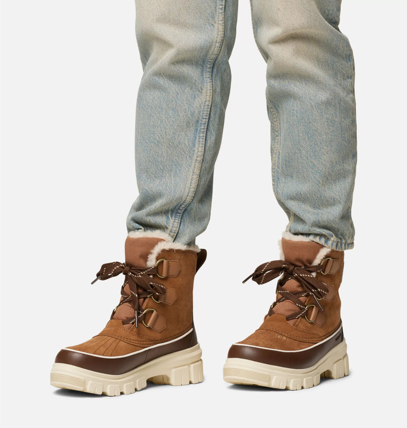 Sorel Women's Torino V Waterproof Snow Boots-Velvet Tan, Tobacco