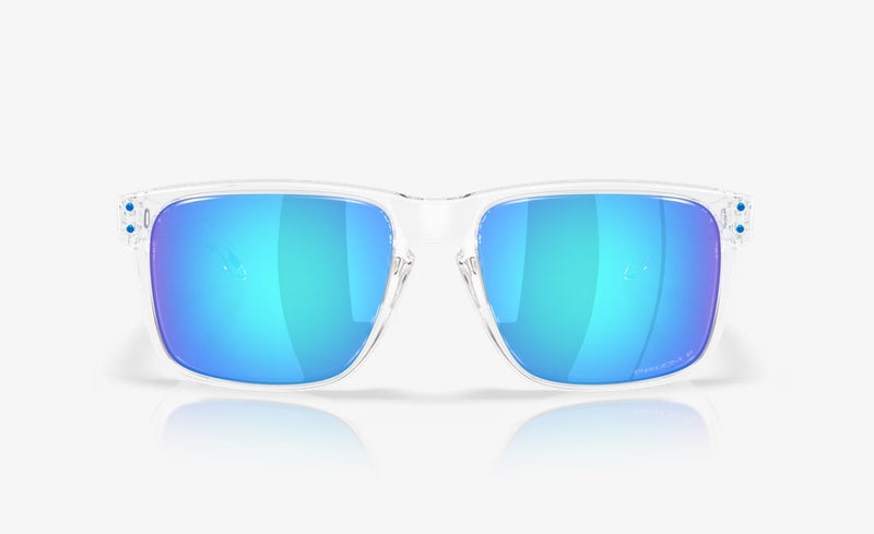 Oakley Holbrook XXL Sunglasses OO9487-0761-Polished Clear/Prizm Sapphire Polarized