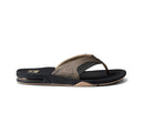 Reef Fanning Men's Flip Flops-Fossil/Raven