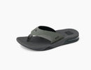 Reef Fanning Men's Flip Flops-Grey/Black