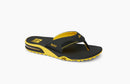 Reef Fanning Pregame Men's Flip Flops-Black/Yellow