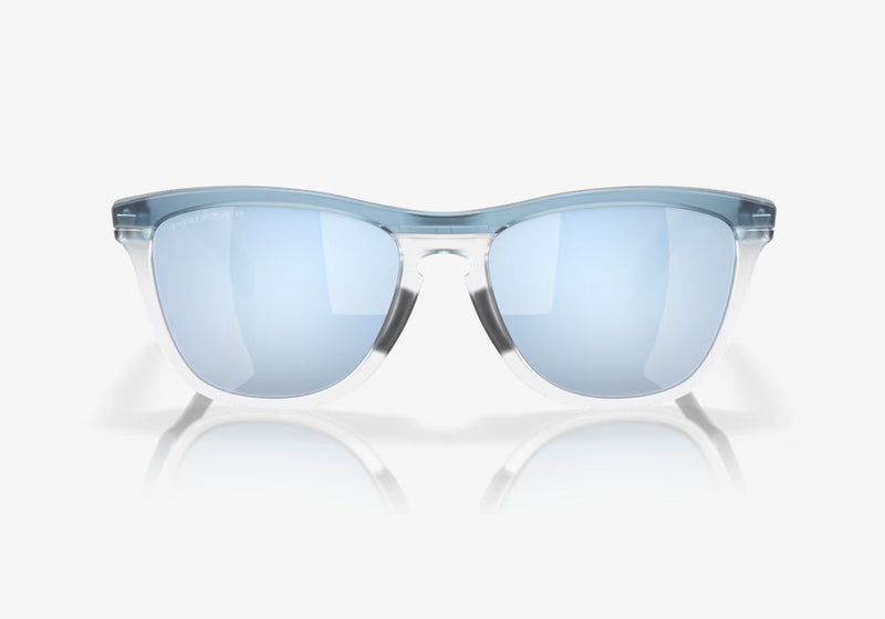 Oakley Frogskins Range Sunglasses OO9284-0955-Transparent Stonewash/Prizm Deep Water Polarized