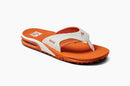 Reef Fanning Pregame Men's Flip Flops-White/Orange