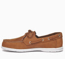 Sebago Oakfield Leather Boat Shoes-Brown Cognac
