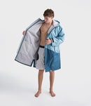 Dryrobe Advance Long Sleeve-Blue Light Grey