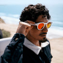 Oakley Meta HSTN 0OW8002-0451-Warm Grey/Prizm Ruby