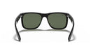 Ray-Ban Justin Classic 0RB4165/601/7155-Polished Black/Dark Green