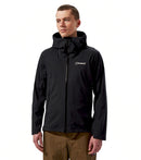 Berghaus Men's Ridge-Roamer 3L Softshell Jacket-Black/Black