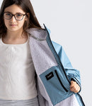 Dryrobe Advance Kids Long Sleeve-Blue/Light Grey