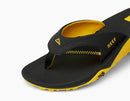 Reef Fanning Pregame Men's Flip Flops-Black/Yellow