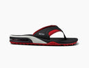 Reef Fanning Pregame Men's Flip Flops-Black/Red
