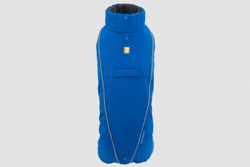 Ruffwear Vert Coverall Dog Snow Suit-Blue Pool