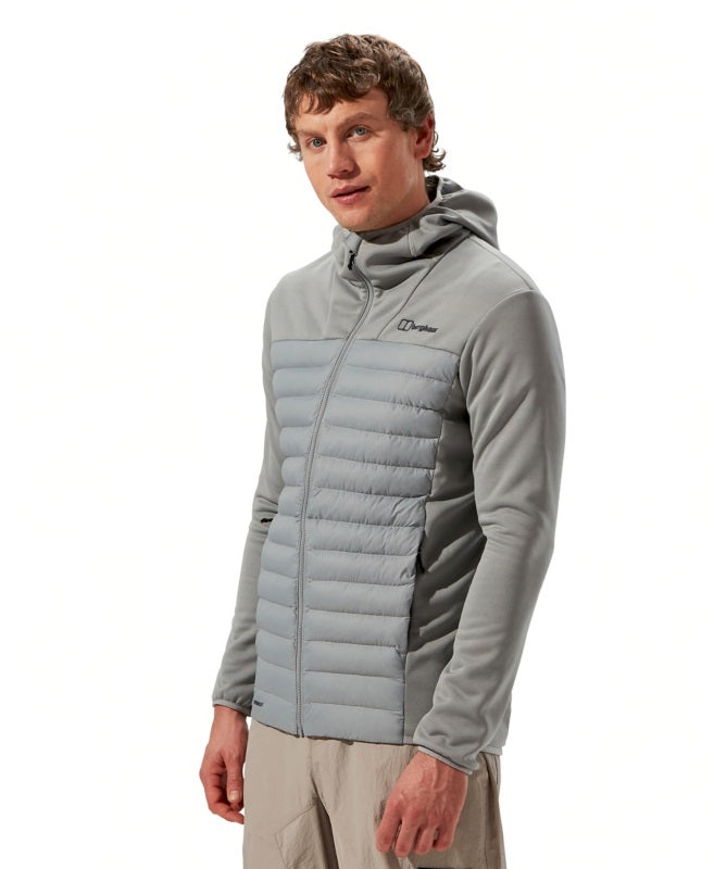 Berghaus Men's Vaskye Hooded Hybrid Jacket-Grey